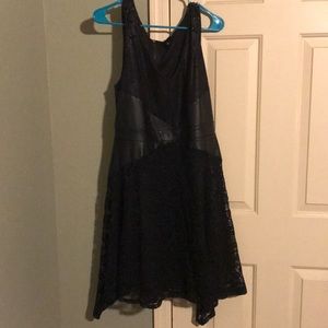Lace and pleather plus size dress torrid
